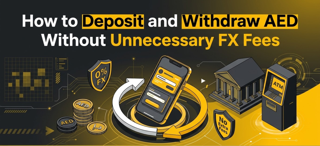 How to Deposit and Withdraw AED Without Unnecessary FX Fees