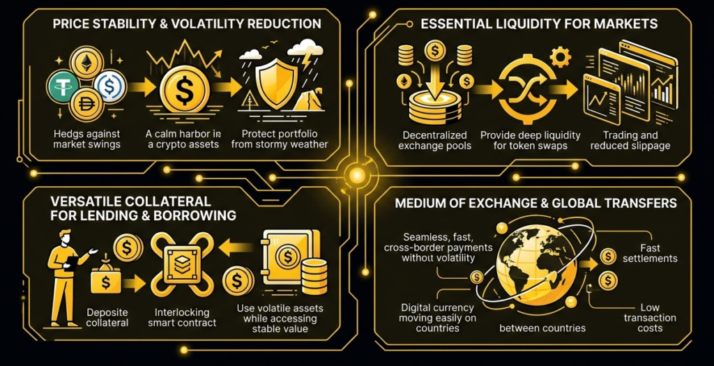 Why DeFi Uses Stablecoins So Heavily