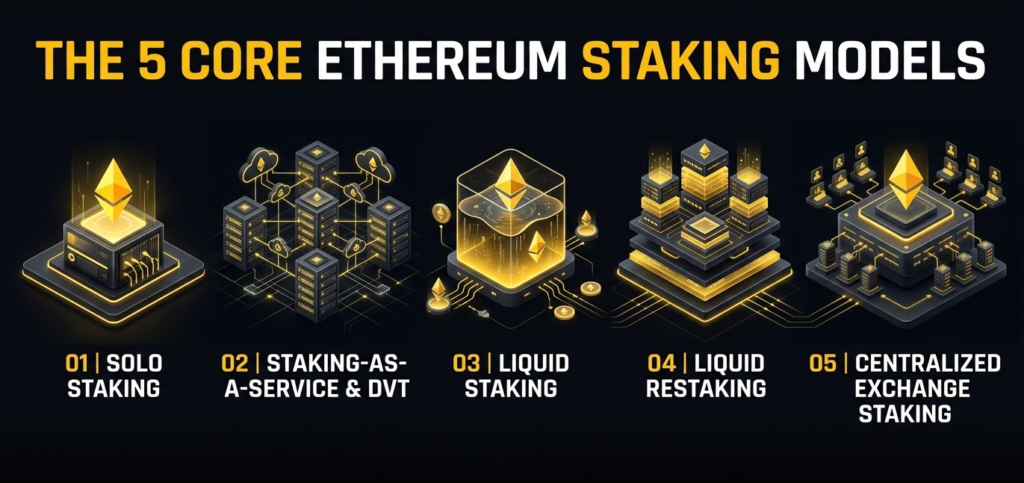 The 5 Core Ethereum Staking Models