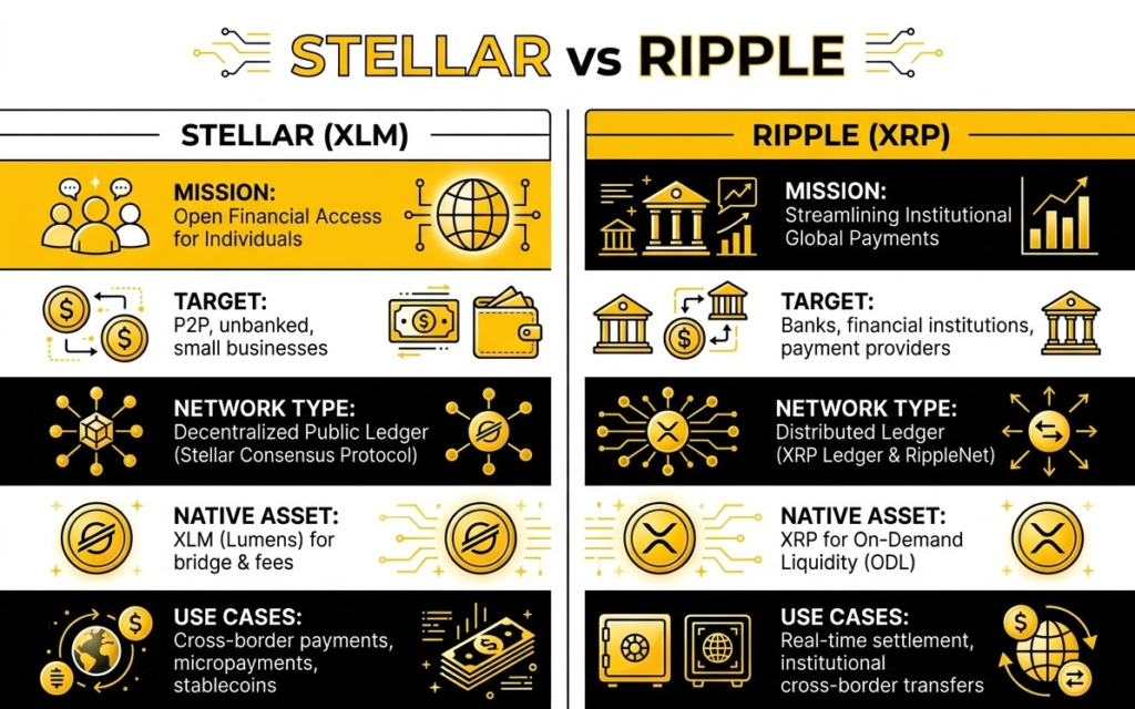 Stellar vs. Ripple: Why Are XLM and XRP So Often Compared?