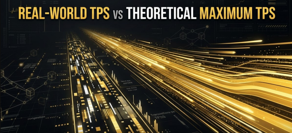 Real-world TPS vs theoretical maximum TPS