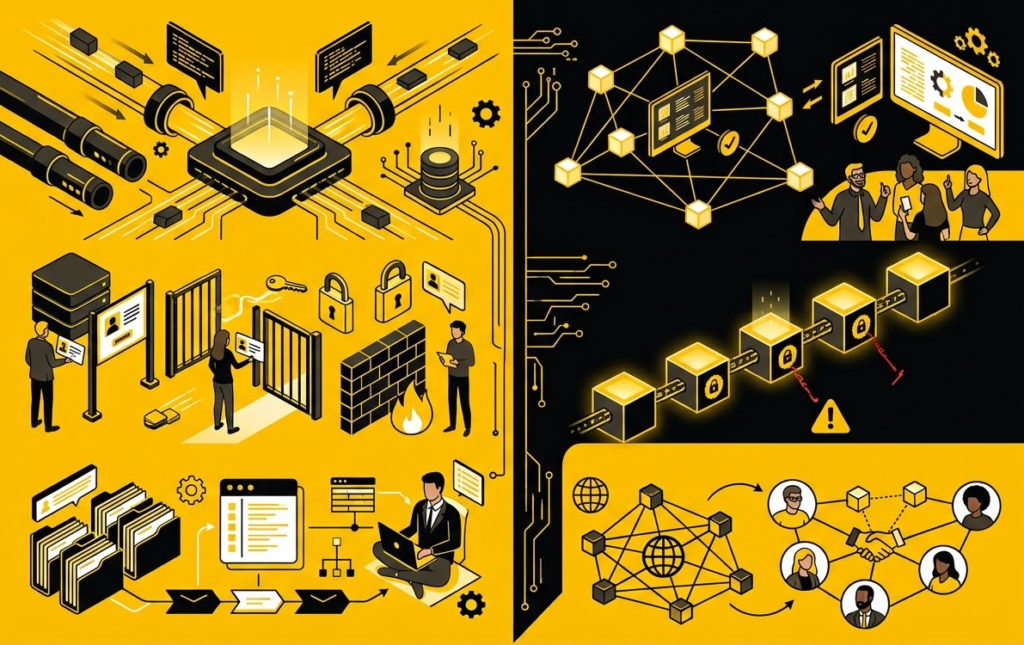 Blockchain vs. traditional databases
